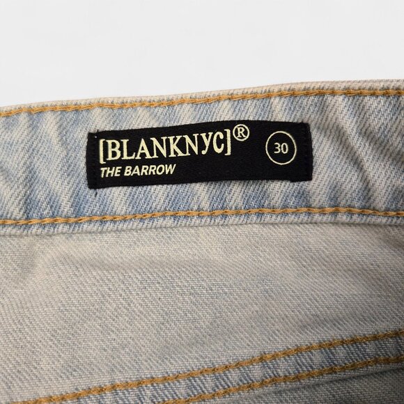 BlankNYC The Barrow High Rise Crochet Front Cutoff Shorts 30 Granny Square NWT - Picture 5 of 11